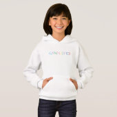 GYMNASTICS filles sweat - shirt à capuche de pull- (Devant entier)