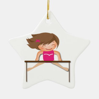 GYMNASTICS Girl Bars Gifts Keramisch Ornament