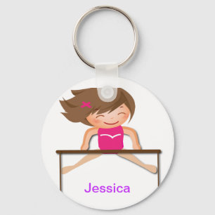 GYMNASTICS Girl Bars Gifts Sleutelhanger