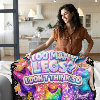 Gymnastics Girl Too Many Leos? I Don't Think So Fleece Deken