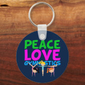 Gymnastics Girls Sleutelhanger (Achterkant)