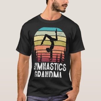Gymnastics Grandma Women Gymnast Dance Retro Vinta T-shirt