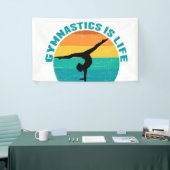 Gymnastics is Life Beautiful Sunset Gymnast Spandoek (Beurs)