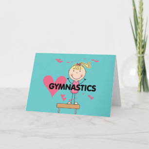GYMNASTICS - Love Gymnastics Tshirts and Gifts Kaart