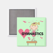 GYMNASTICS - Love Gymnastics Tshirts and Gifts Magneet (Voorkant / Achterkant)