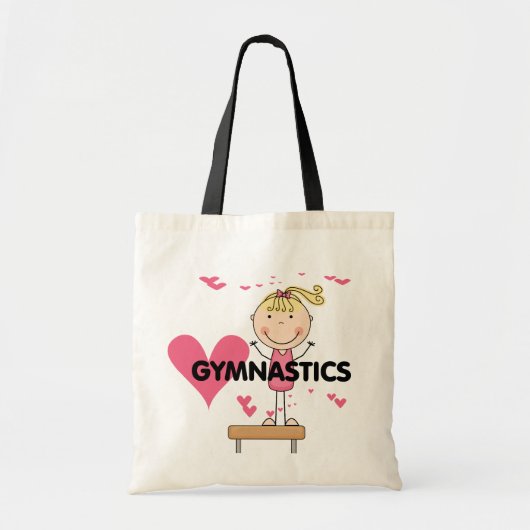 GYMNASTICS - Love Gymnastics Tshirts and Gifts Tote Bag (Voorkant)