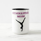 GYMNASTICS MOM tasse à café. (Centre)
