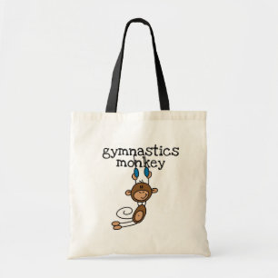 Gymnastics Monkey Tshirts en Gifts Tote Bag