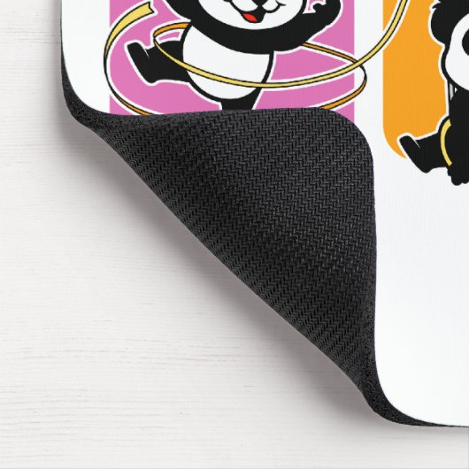 Gymnastics Pandas Muismat (Hoek)