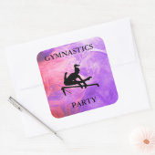 GYMNASTICS PARTIJSQUARE STICKERS (Envelop)