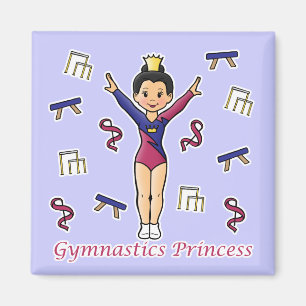 Gymnastics Princess Magneet