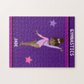 GYMNASTICS PUZZLE POUR LES FILLES PERSONNALISÉES (Horizontal)