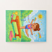 Gymnastics Puzzle | Young Gymnast Balance Beam (Horizontal)