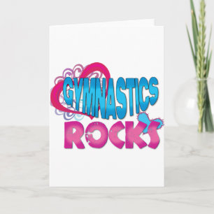 Gymnastics Rocks Gifts Kaart