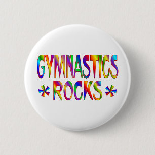 GYMNASTICS ROCKS RONDE BUTTON 5,7 CM
