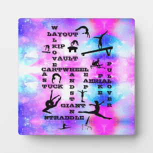 Gymnastics Skills Tablette en plaques with Easel