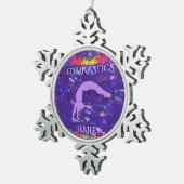 "GYMNASTICS" SNOWFLAKE ORNAMENT met aangepaste naa (Rechts)
