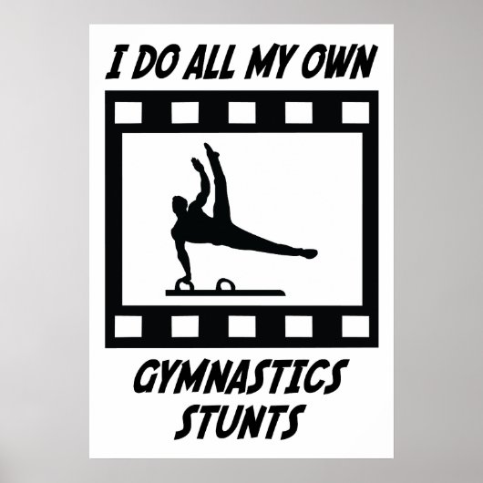 Gymnastics Stunts Poster (Voorkant)