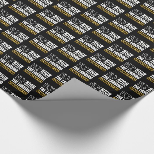 Gymnastiek 101 Fly High - Bar Gymnast Cadeaupapier (Hoek)