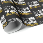 Gymnastiek 101 Fly High - Bar Gymnast Cadeaupapier (Rol Hoek)