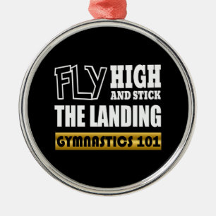 Gymnastiek 101 vliegen hoog - niet-geweven gymnast metalen ornament