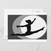 Gymnastiek 4 briefkaart (Voorkant / Achterkant)