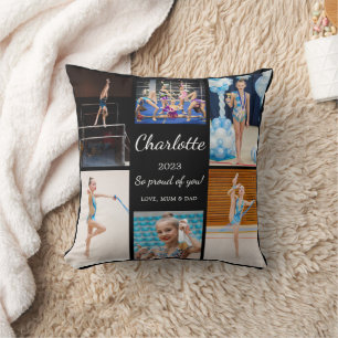 Gymnastiek 6 Fotocollage Modern Keepsake Kussen