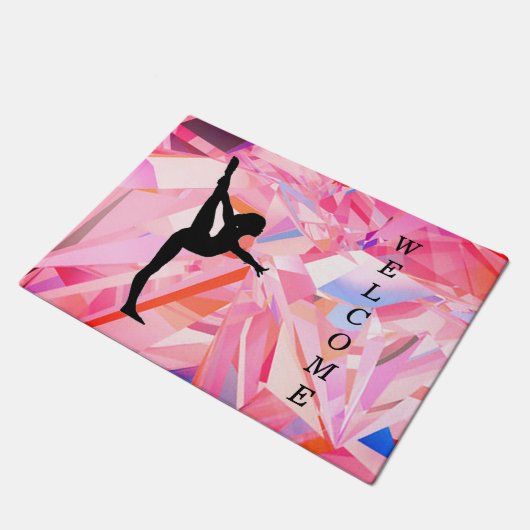Gymnastiek Abstract Welkomstklep Deurmat (Schuin)