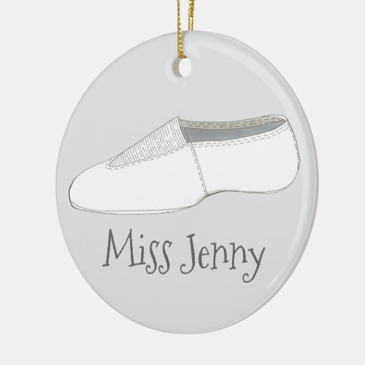 Gymnastiek Acro Acrobat Dance Teacher Coach Keramisch Ornament (Links)