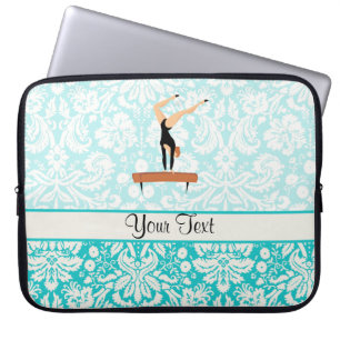 Gymnastiek balanceerbalk laptop sleeve
