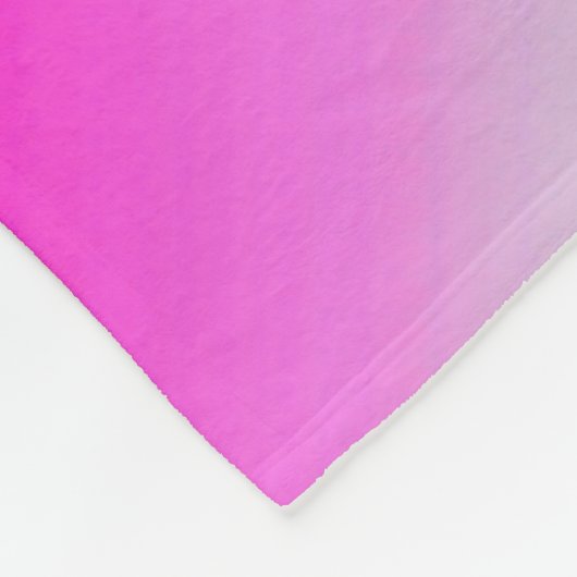 Gymnastiek Balans Munt en Fuchsia Fleece Deken (Hoek)