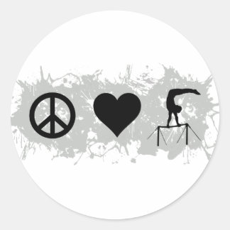 Gymnastiek (Bars) Ronde Sticker