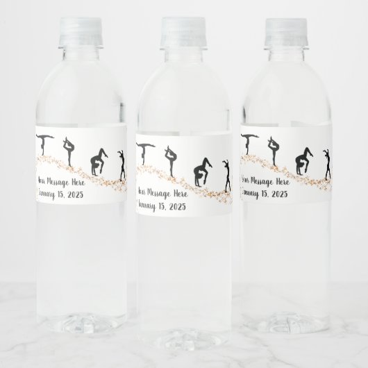 Gymnastiek Bereik het etiket van de sterren met wa (Flessen)