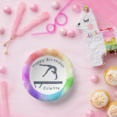 Gymnastiek Birthday Balance Bam Waterverf Splash Papieren Kommen (Feest)