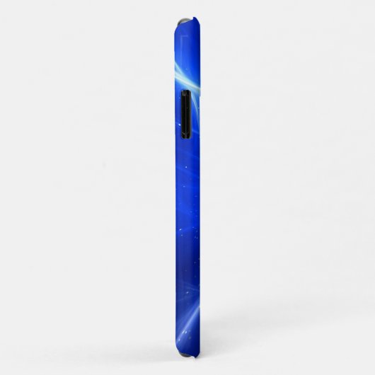 Gymnastiek Blue Abstract Hoesje-Mate iPhone Case (Achterkant/rechts)