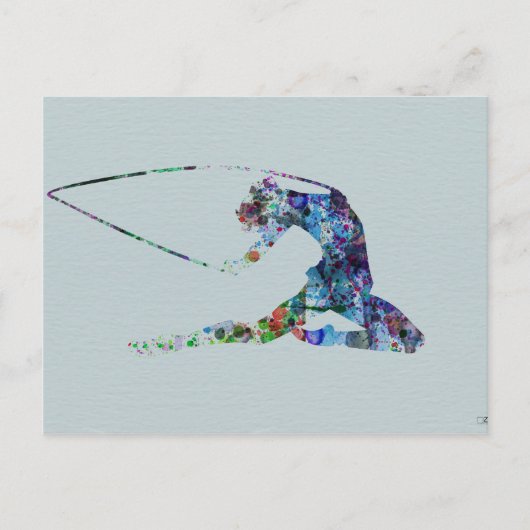 Gymnastiek Briefkaart (Voorkant)