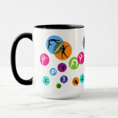 Gymnastiek Bubble Mok (Links)