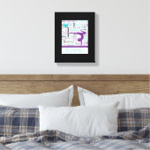 Gymnastiek Canvas Gym Kunst Gepersonaliseerd (Insitu (Slaapkamer))