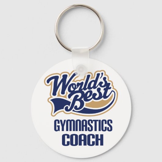 Gymnastiek Coach Gift Sleutelhanger (Voorkant)