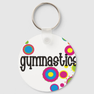 Gymnastiek Cool Polka Dots Sleutelhanger