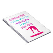 Gymnastiek een plek waar het oké is om uit te draa notitieboek (Rechterzijde)