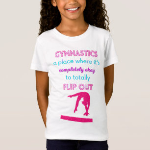 Gymnastiek een plek waar het oké is om uit te draa t-shirt