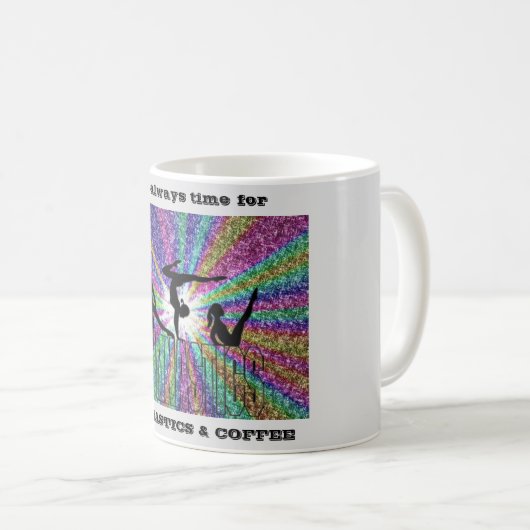 Gymnastiek en Koffietijd Mok (Voorkant rechts)