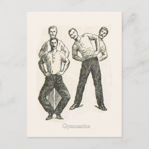 Gymnastiek en lichaamsbeweging 1 briefkaart