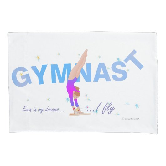 Gymnastiek - Fly Girl Pillowcase Kussensloop (Voorkant)