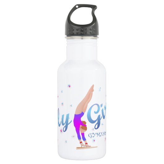 Gymnastiek - Fly Girl Water Fles (Voorkant)