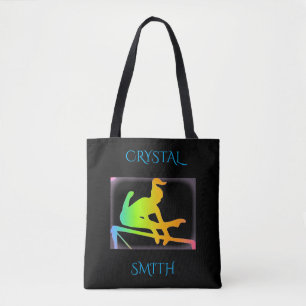 GYMNASTIEK GEPERSONALISEERD STEVIG POLYESTER TAS! DRAAGTAS