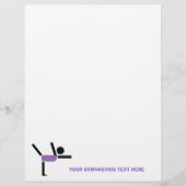 Gymnastiek geschenken, gymnastiek performer flyer (Voorkant)