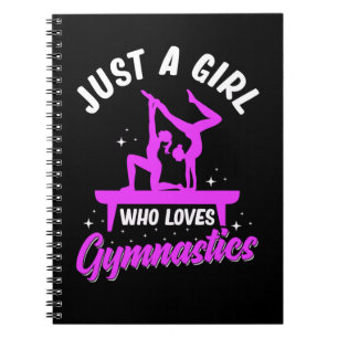 Gymnastiek Girl Acrobat Girl Gymnast Notitieboek