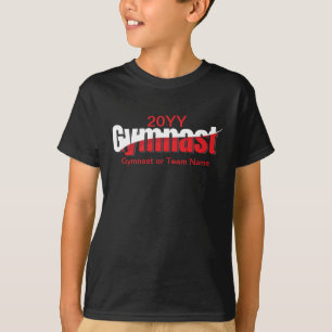 Gymnastiek - Gymnast Abstract Woordkunst Swish T-shirt